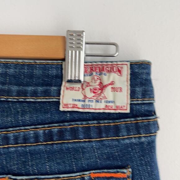 True Religion dark wash low rise boot cut jeans sz 29 - Picture 7 of 8